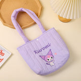 Soft Cartoon Tote Bag 2 Fachaiacc Purple 