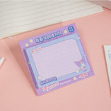 Sticky Cartoon Memo pad 3 Fachaiacc Purple 